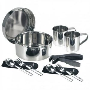 ΣΕΤ ΜΑΓΕΙΡΕΜΑΤΟΣ STAINLESS STEEL (2 ατόμων)